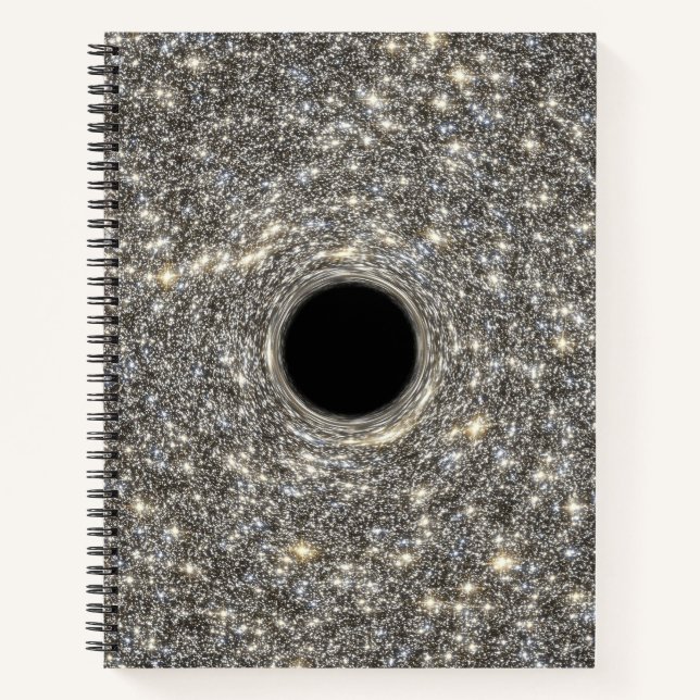 Cuaderno Magnífico Agujero Negro En Medio De Una Galaxia. (Anverso)