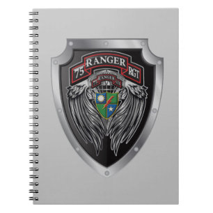 Cuaderno Magnífico Bat STB 75th Ranger Regimental Scroll