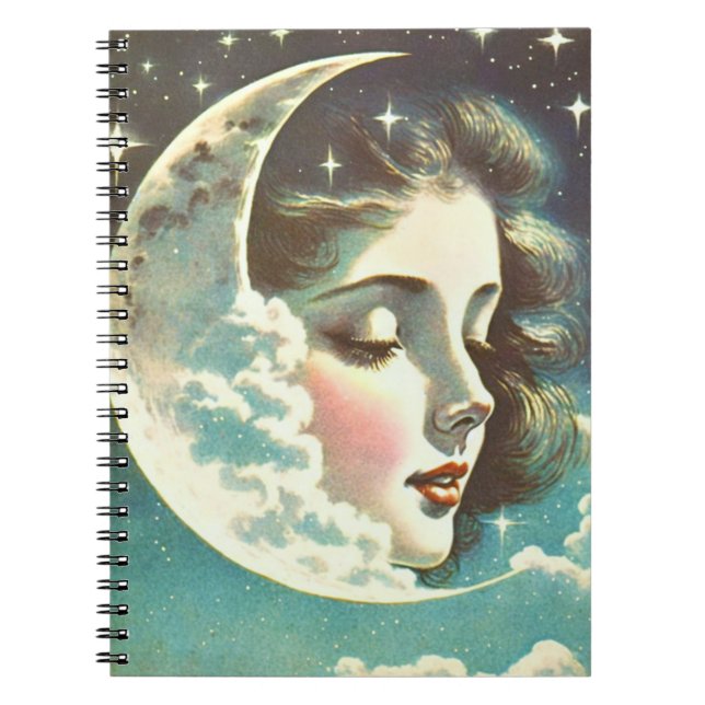 Cuaderno Magnífico bloc de notas Moon Maiden (Frente)