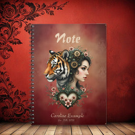 Cuaderno Magnífico mundo floral de steampunk