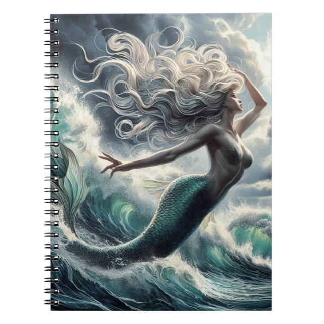 Cuaderno Magnífico ordenador portátil Mermaid (Frente)