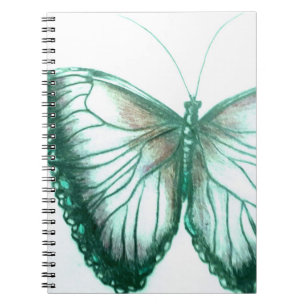 Cuaderno Magnífico portátil de mariposa