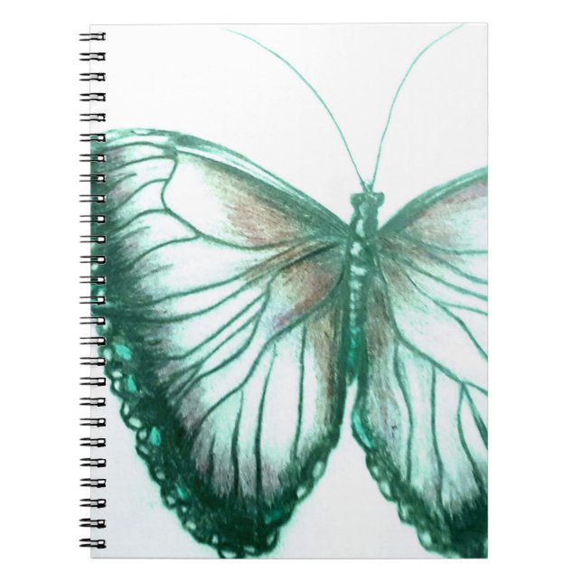 Cuaderno Magnífico portátil de mariposa (Frente)