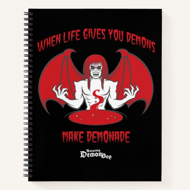 Cuaderno Magnífico portátil Demonade de Demon Boy (Anverso)
