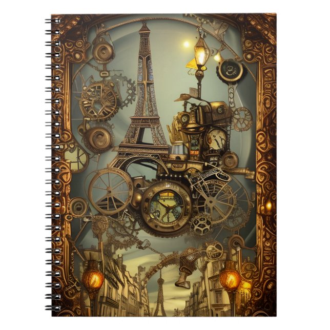 Cuaderno Magnífico portátil detallado de la fantasía del St (Frente)