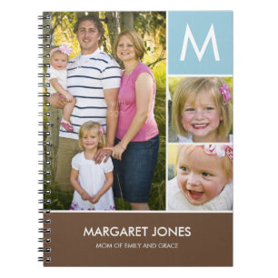 Cuaderno Magnífico portátil personalizado inicial
