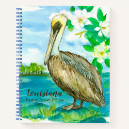 Cuaderno Magnolia Flores Blue Lake Pelican Journal