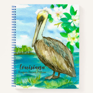 Cuaderno Magnolia Flores Blue Lake Pelican Journal