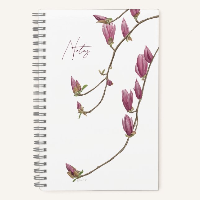 Cuaderno Magnolia Vine Notebook (Anverso)