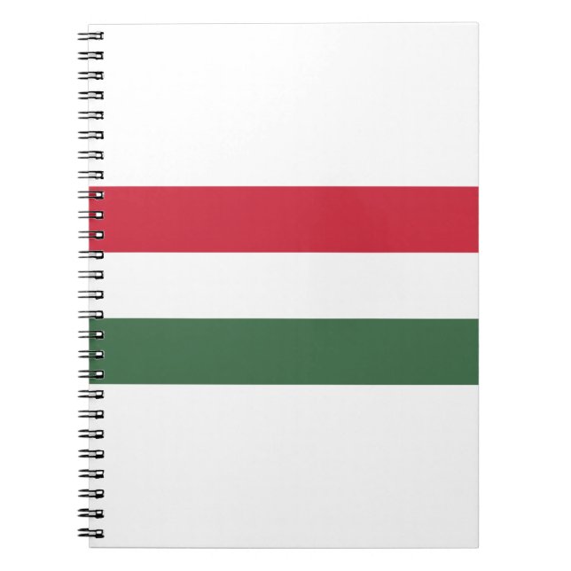 Cuaderno Magyarország - Bandera de Hungría (Frente)