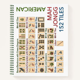 Cuaderno Mah Jongg American Tiles