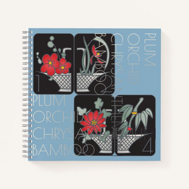 Cuaderno Mah Jongg Basket Notebook (Anverso)