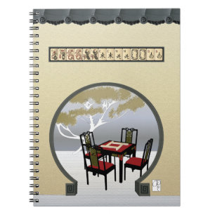 Cuaderno Mah Jongg Garden Notebook