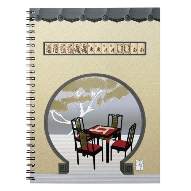 Cuaderno Mah Jongg Garden Notebook (Frente)