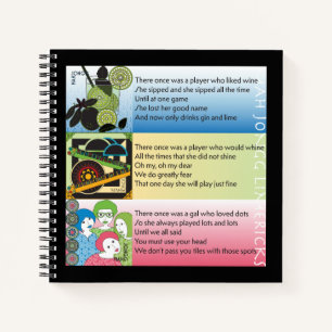Cuaderno Mah Jongg Limericks Notebook