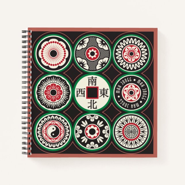Cuaderno Mah Jongg One Dots Coin Notebook (Anverso)