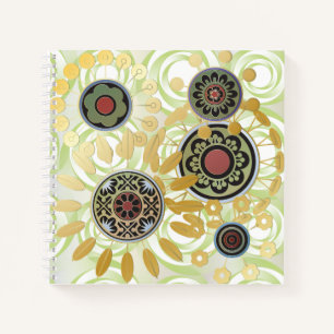 Cuaderno Mah Jongg Starburst Dots Notebook