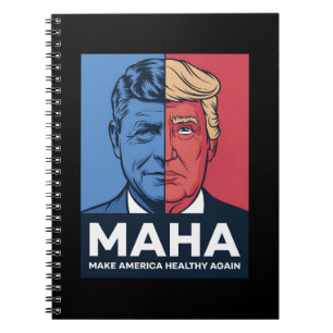 Cuaderno MAHA Haz que América sea saludable de nuevo Trump 