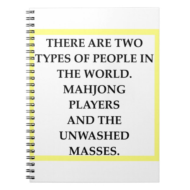 CUADERNO MAHJONG (Frente)