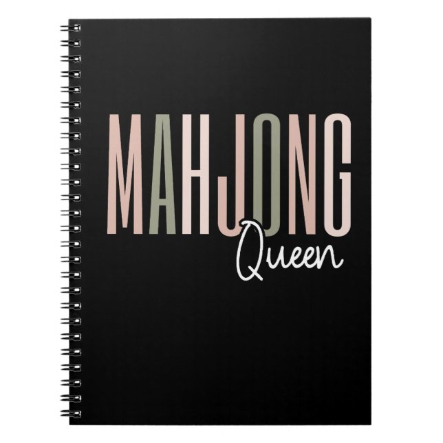 Cuaderno Mahjong Queen (Frente)