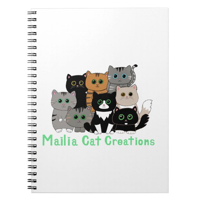Cuaderno Mailia Cat Creations Cat Family (Frente)