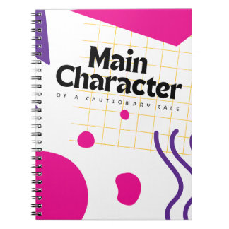 Cuaderno Main Character Pink Purple