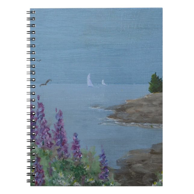 Cuaderno Maine Lupins Spiral Photo Notebook (Frente)