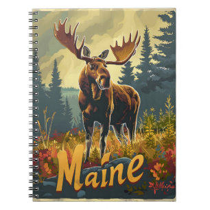 Cuaderno Maine Moose Vintage