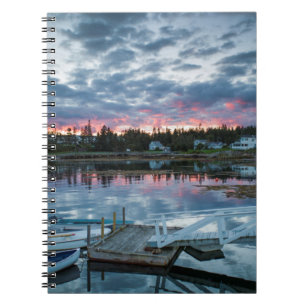 Cuaderno Maine, Newagen, puerto deportivo al atardecer 2 2