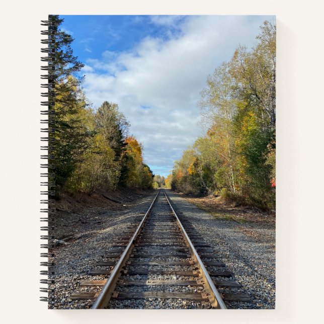 Cuaderno Maine Train Tracks Journal (Anverso)