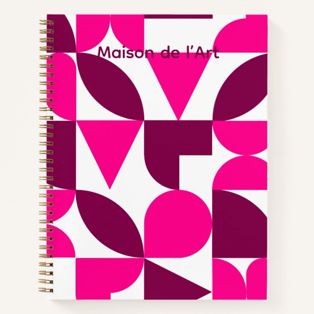 Cuaderno Maison de l'Art (Anverso)