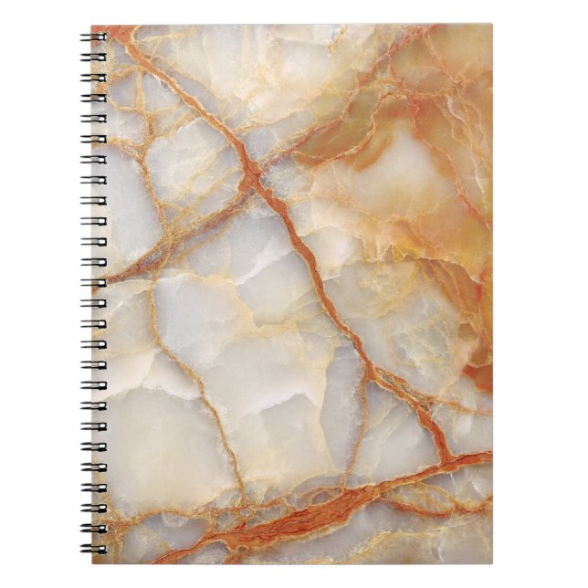 Cuaderno Majestad de Mármol: Elegancia brillante (Frente)