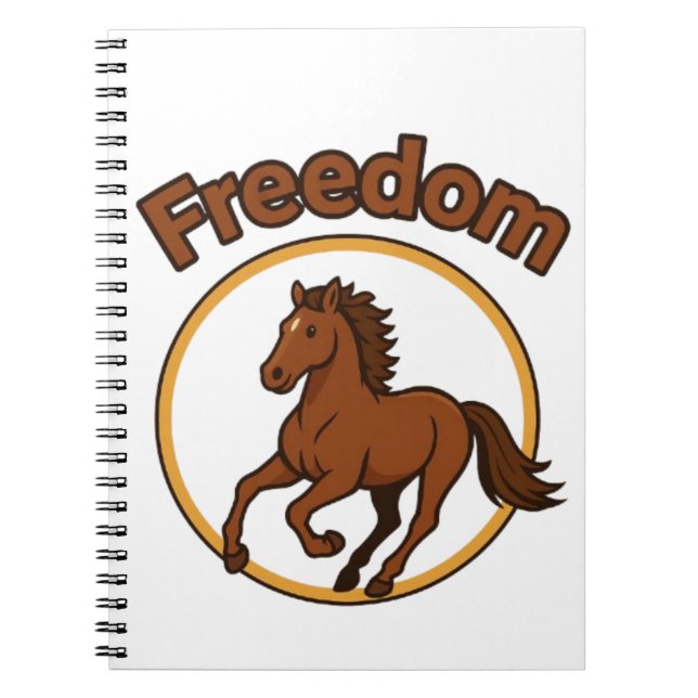 Cuaderno **Majestic Arabian Horse in the Golden Desert** (Frente)