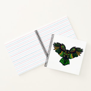 Cuaderno Majestic Emerald Owl