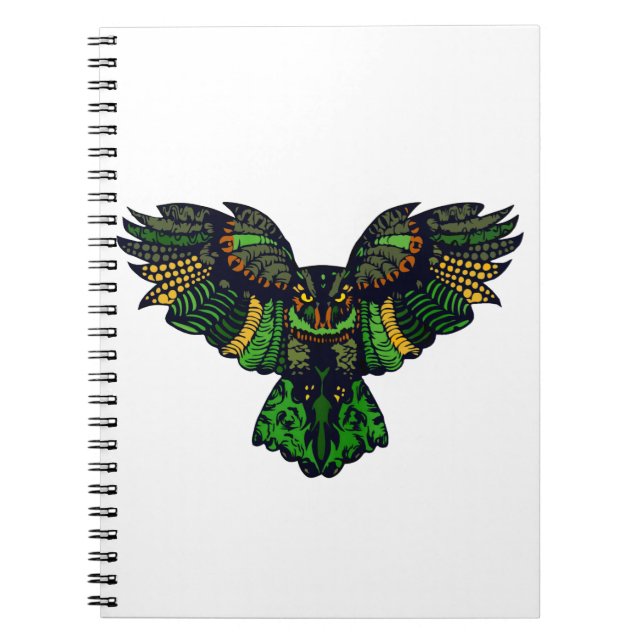 Cuaderno Majestic Emerald Owl (Frente)