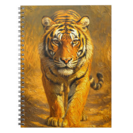 Cuaderno Majestic Golden Tiger Notebook - Wildlife Art Jour