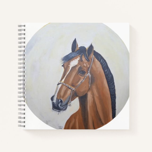 Cuaderno Majestic Horse Portrait T-Shirt (Anverso)
