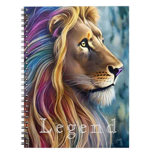 Cuaderno Majestic Lion Editable Note Book (Frente)