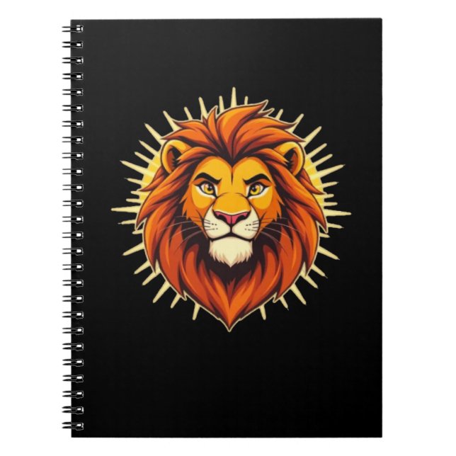 Cuaderno Majestic Lion – King of Power and Authority (Frente)
