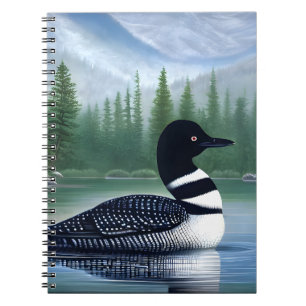 Cuaderno Majestic Northern Wilderness Loon