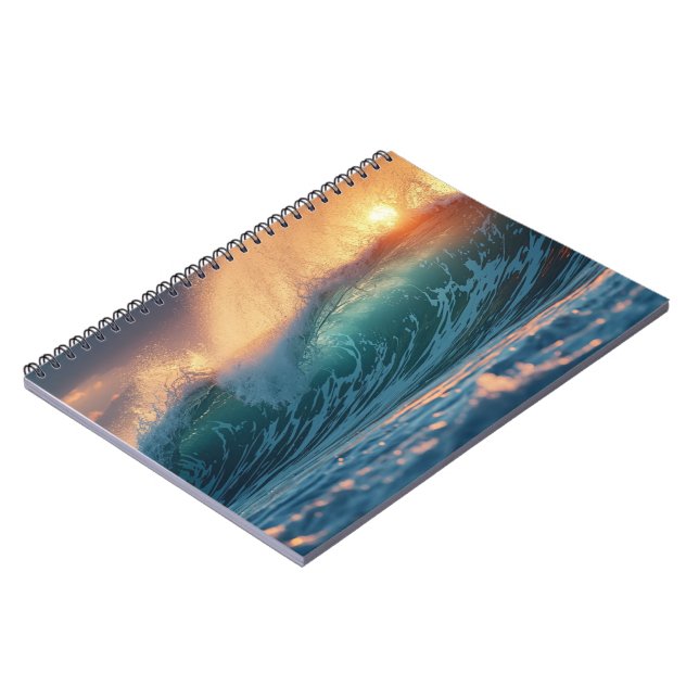 Cuaderno Majestic Ocean Waves Photo Notebook (Lado Izquierdo)