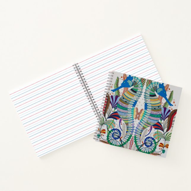 Cuaderno Majestic Seahorses Spiral Notebook (Interior)