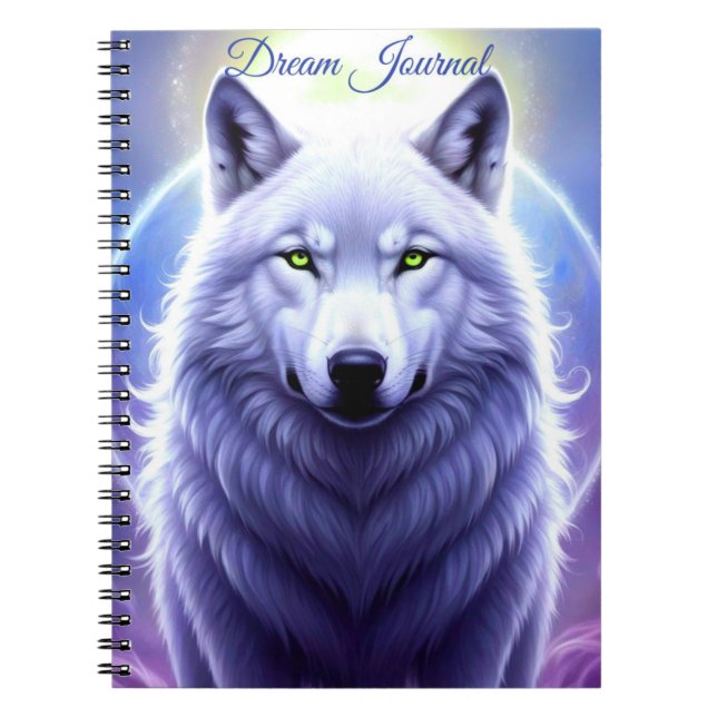 Cuaderno Majestic Wolf Dream Journal (Frente)