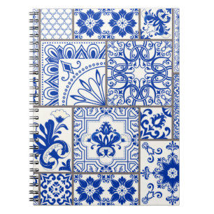Cuaderno Majólica victoriana: Patrón de mosaico de mosaico
