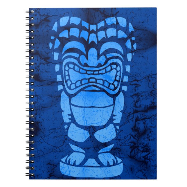 Cuaderno Makapuu Beach Hawaiian Laughing Tiki Batik (Frente)