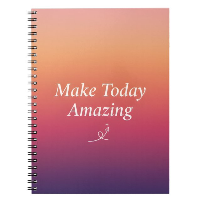Cuaderno Make Today Amazing – Positive Daily Inspiration  (Frente)