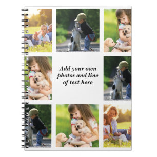 Cuaderno Make your own photo collage and text
