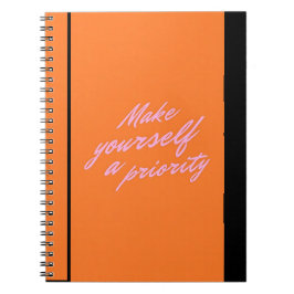 Cuaderno Make Yourself a Priority Self Care Journal