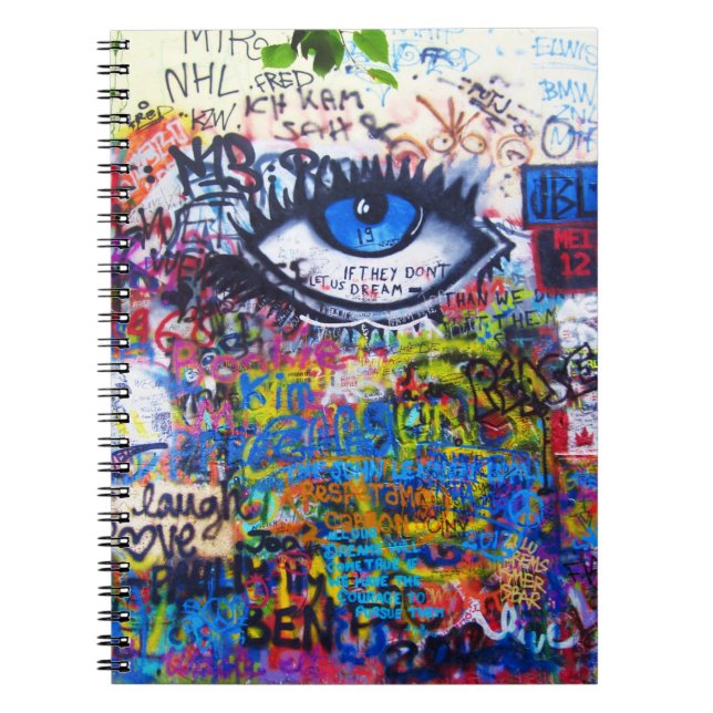 Cuaderno Mal de ojo azul de la pintada (Frente)