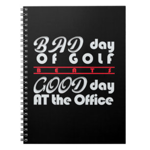 Cuaderno Mal Día Del Golfista